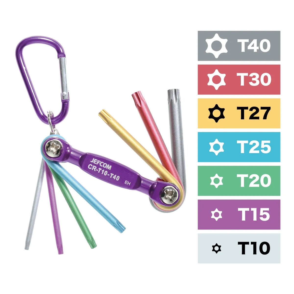 Torx wrench set CR-T10-T40