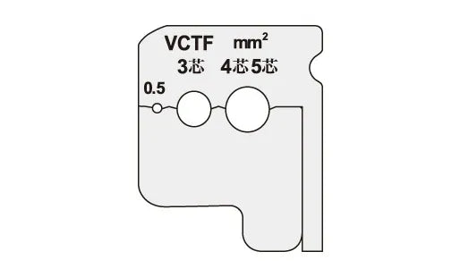 Wire stripper replacement blade DVC-050KP