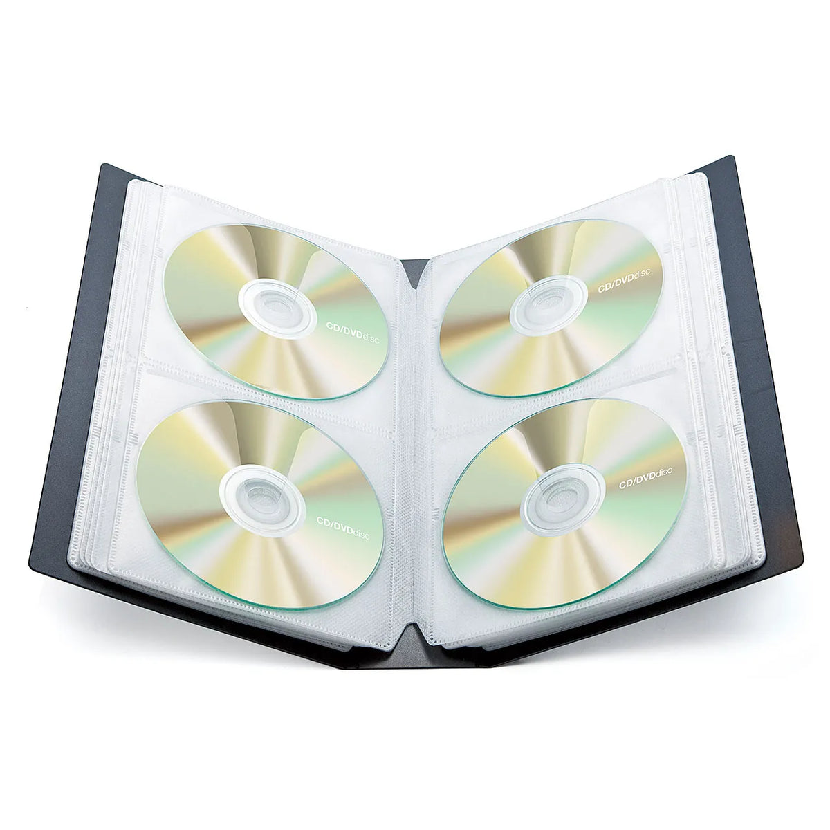 DVD/CD File Case (Holds 72 Discs, Black) FCD-FL72BK