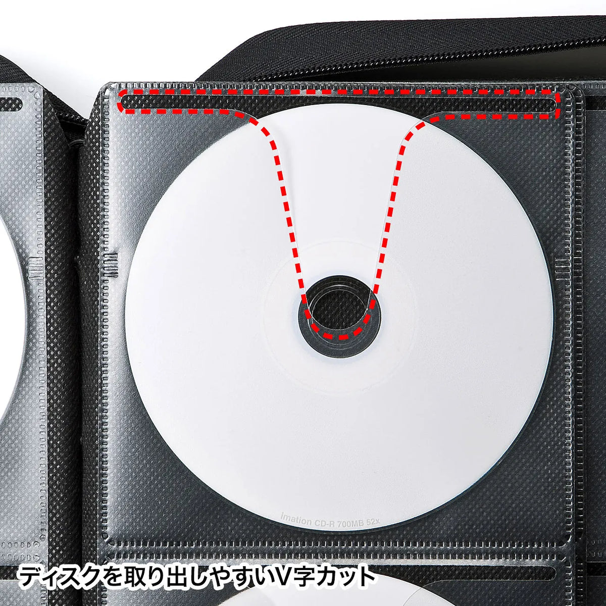 DVD/CD Semi-Hard Case (Holds 160 Discs, Black) FCD-WL160BK