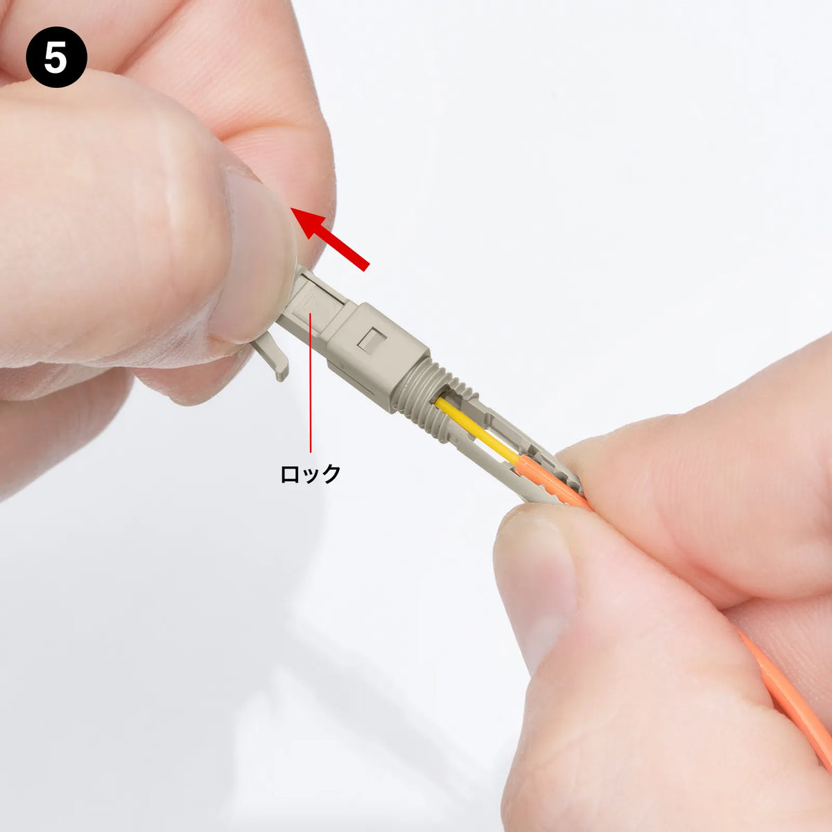Fiber optic fast LC connector HKB-AC-FLCMM