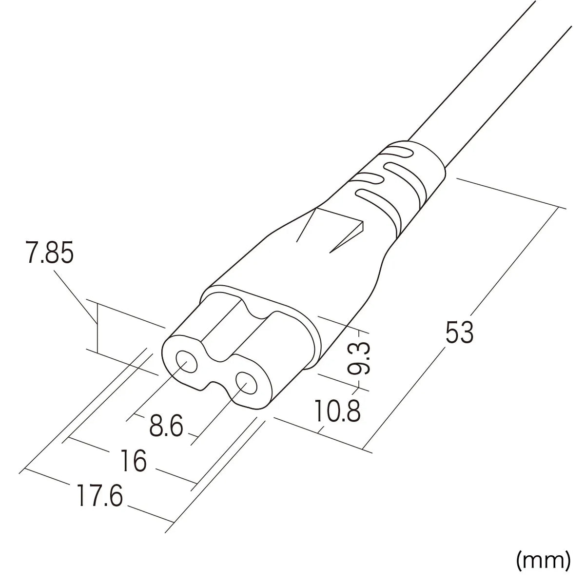 Power cord KB-DM2S-2