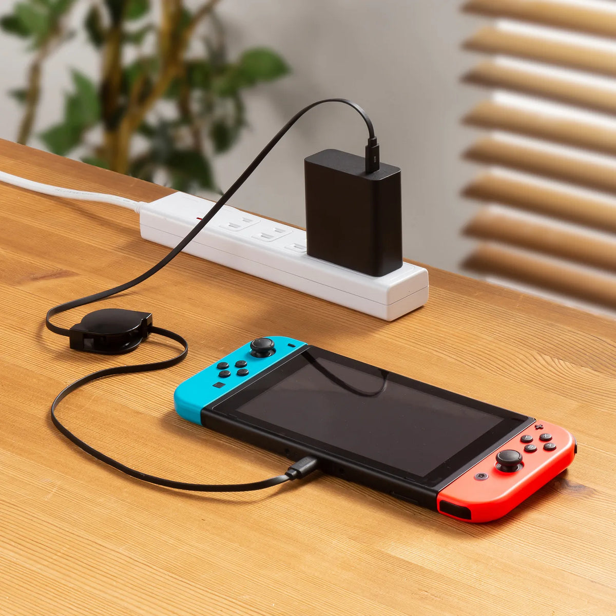 USB2.0 Type-C 巻取りケーブル PD60W ブラック KU-CCP60M08BK