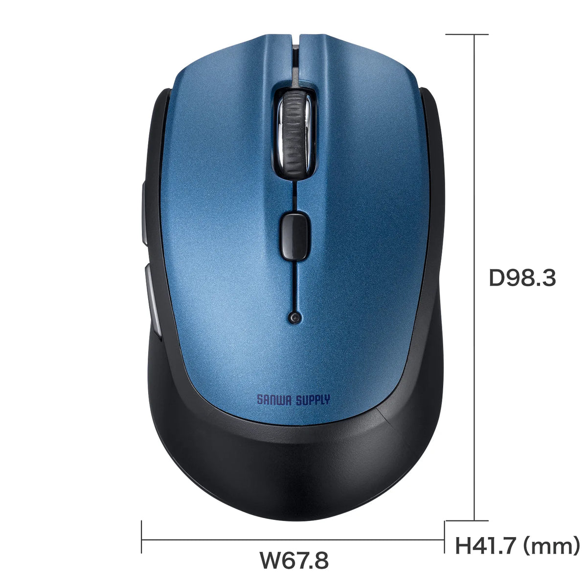 Bluetooth Blue LED Mouse (5 buttons) MA-BB509BL