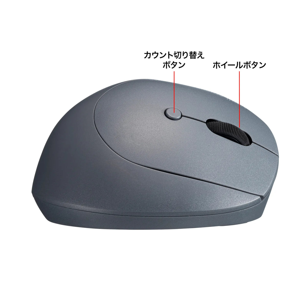 Silent Bluetooth Compact Ergonomic Mouse (Rechargeable, 5 Buttons) MA-EBBS522BK