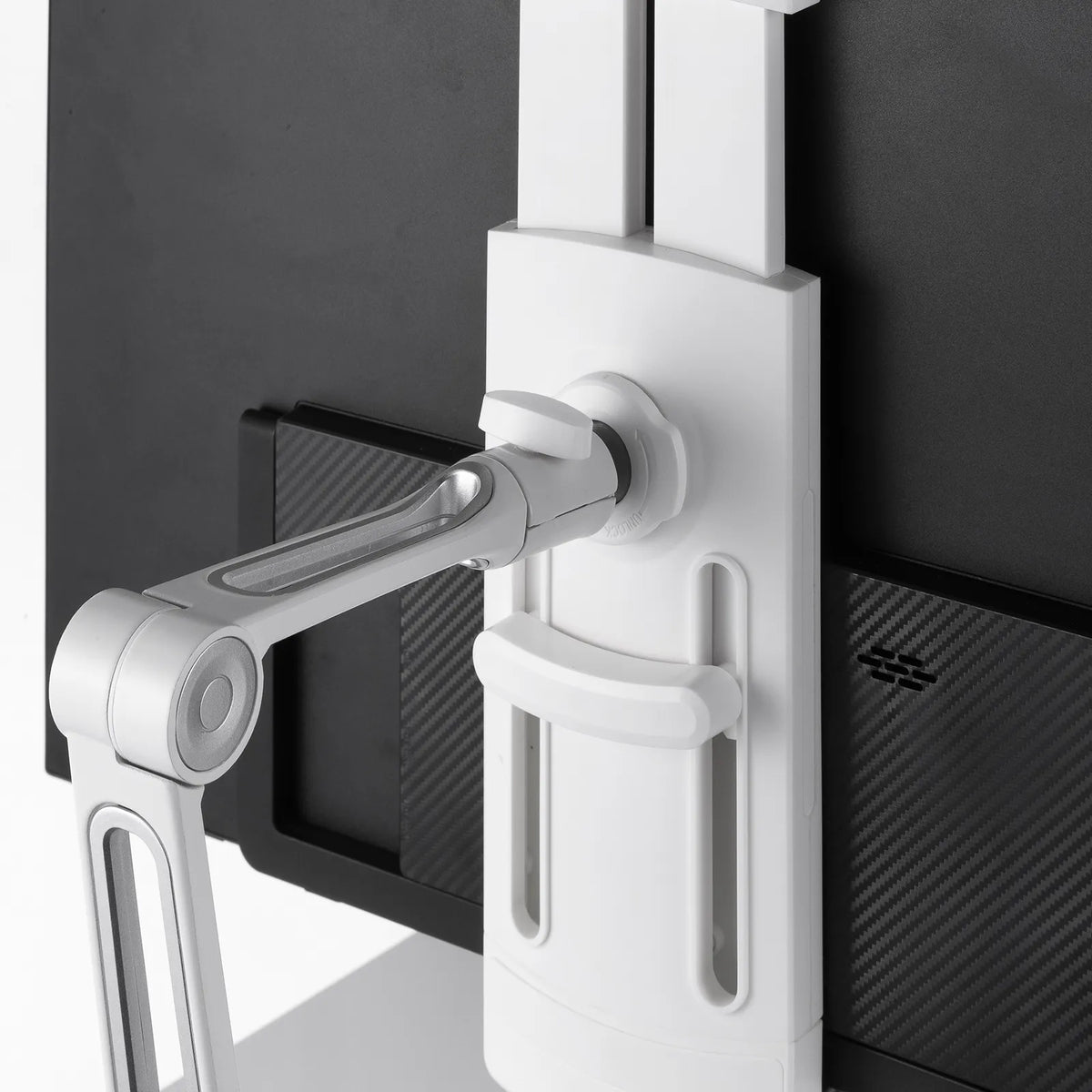 Clamp arm holder for mobile monitors and tablets (white) PDA-STN85W