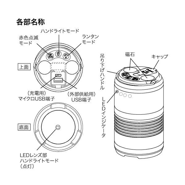 LED Lantern (Rechargeable) PLRX-LT01M
