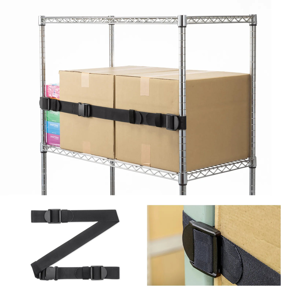 Drop stopper 90cm (1 piece) (Black) QL-E99-90