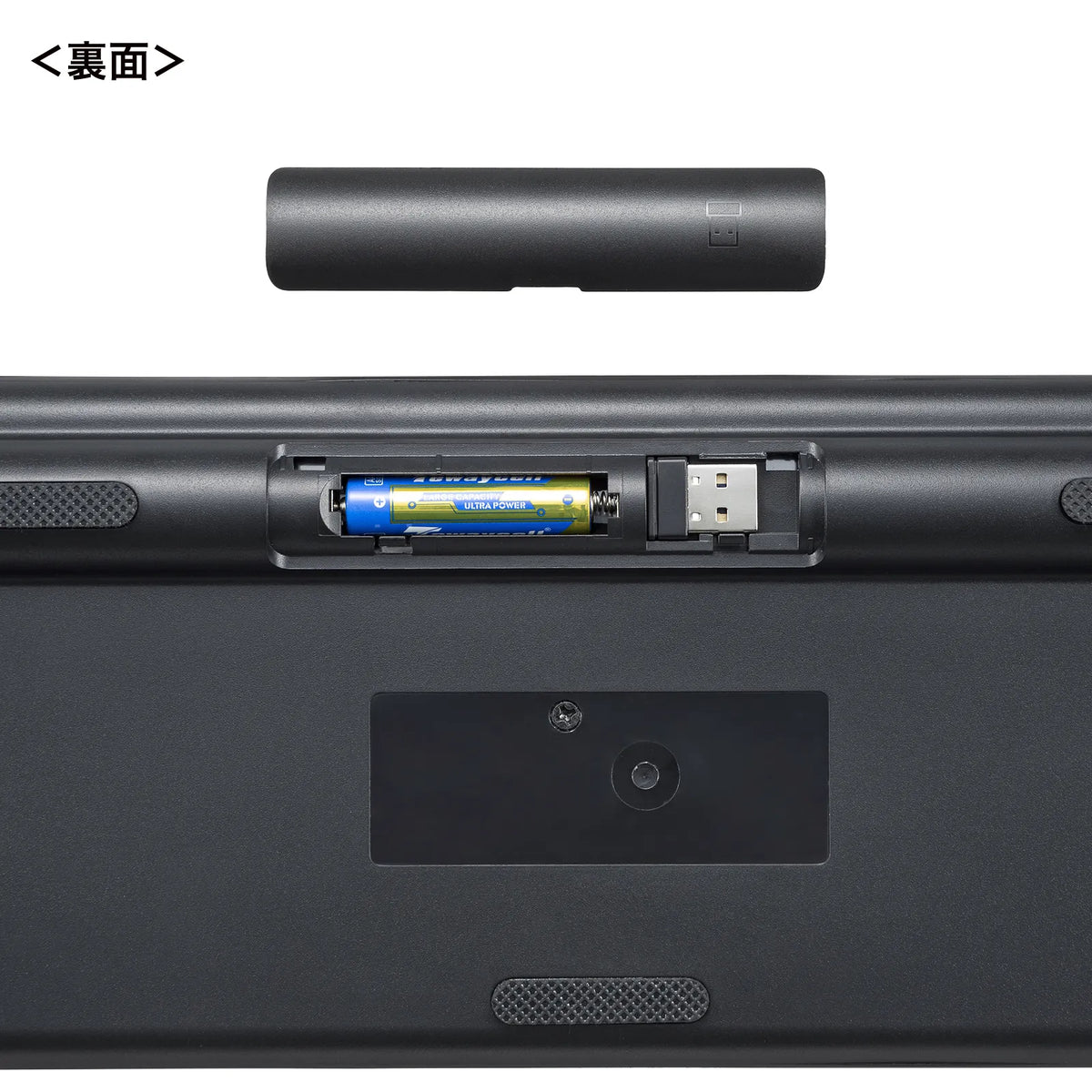 ワイヤレス静音キーボードマウスセット SKB-WL38SETBK