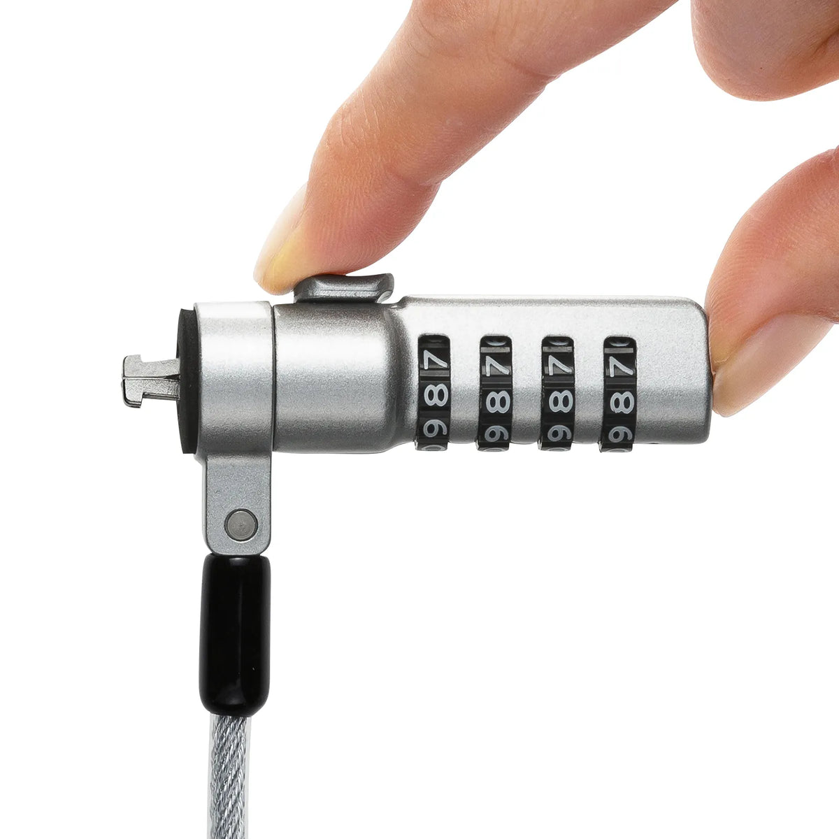 Slot-compatible standard & nano-compatible security wire (dial lock) SL-92