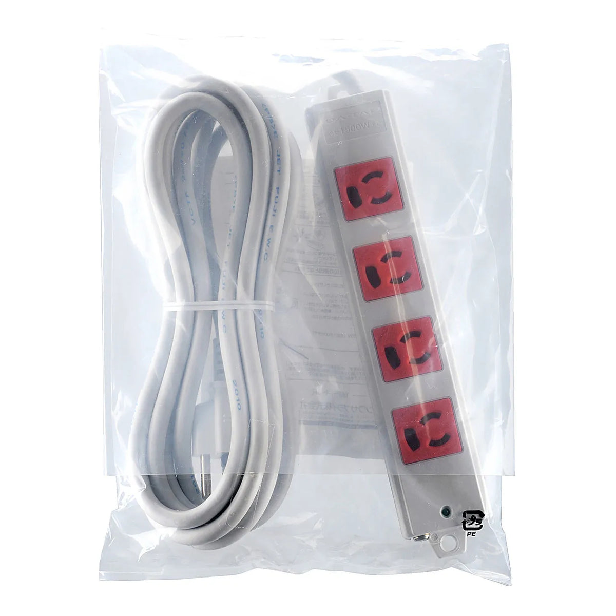 3P, 3m, 4-outlet tap red (for emergency use) TAP-K4-3R