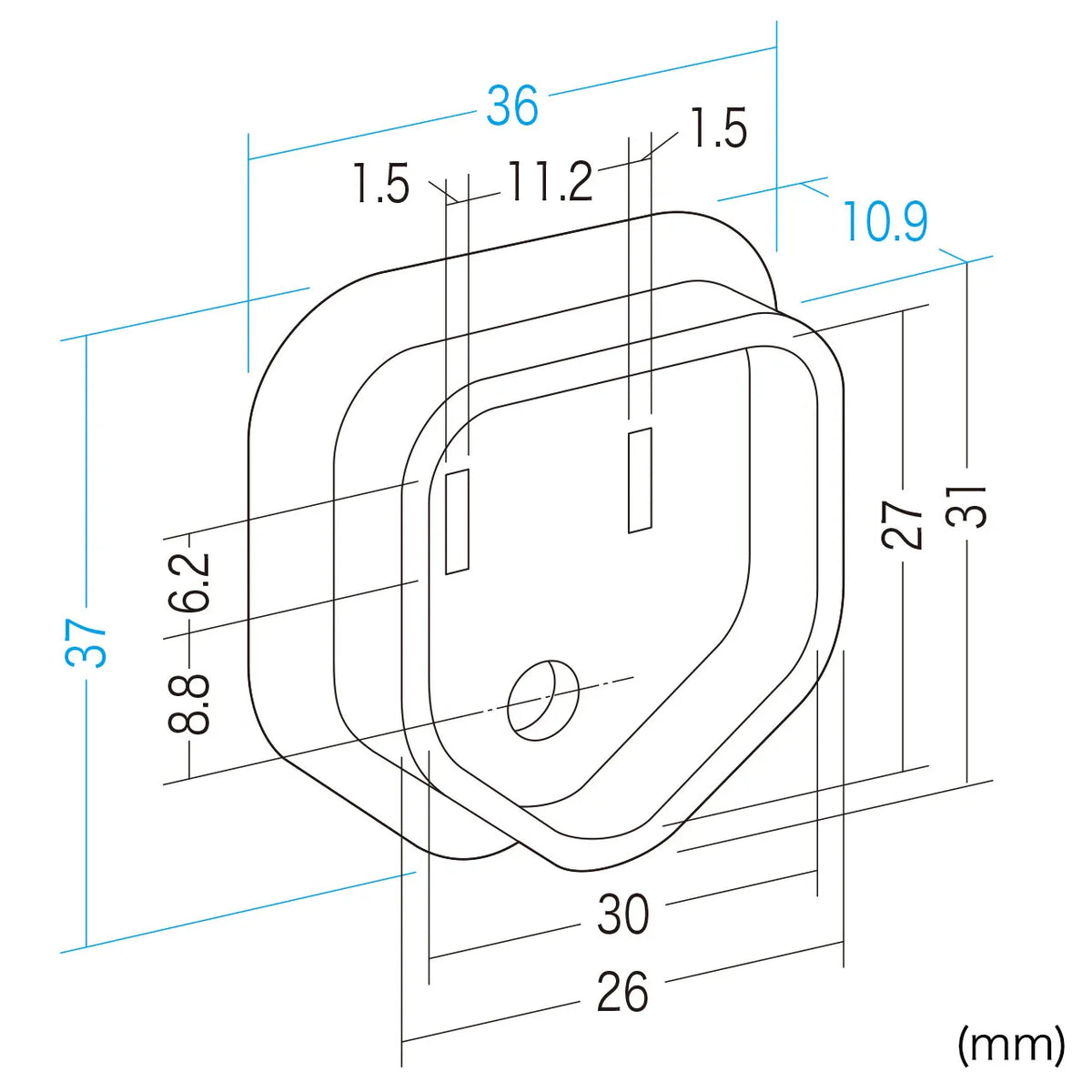 Plug safety cover TAP-PSC3N50