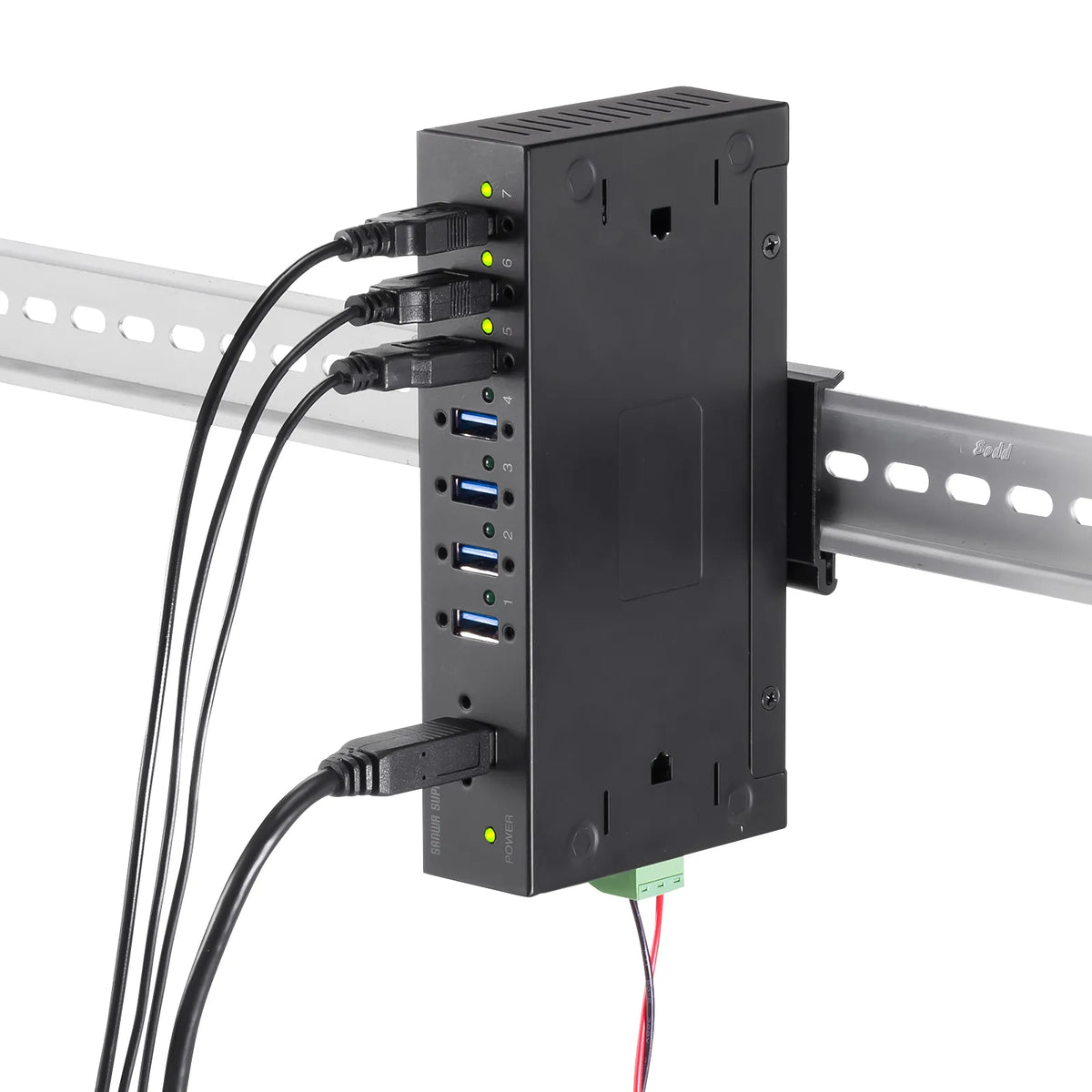 Industrial USB 5Gbps Hub (7 Ports) USB-3HFA07