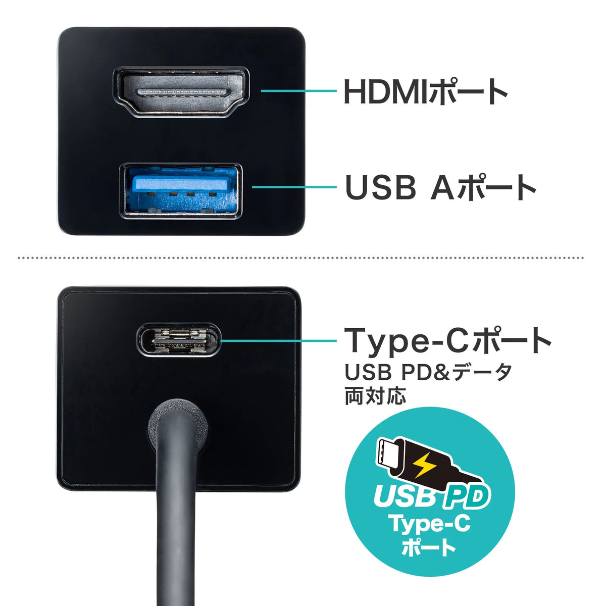 USB Type-C Hub with HDMI Conversion Adapter USB-3TCH35BK