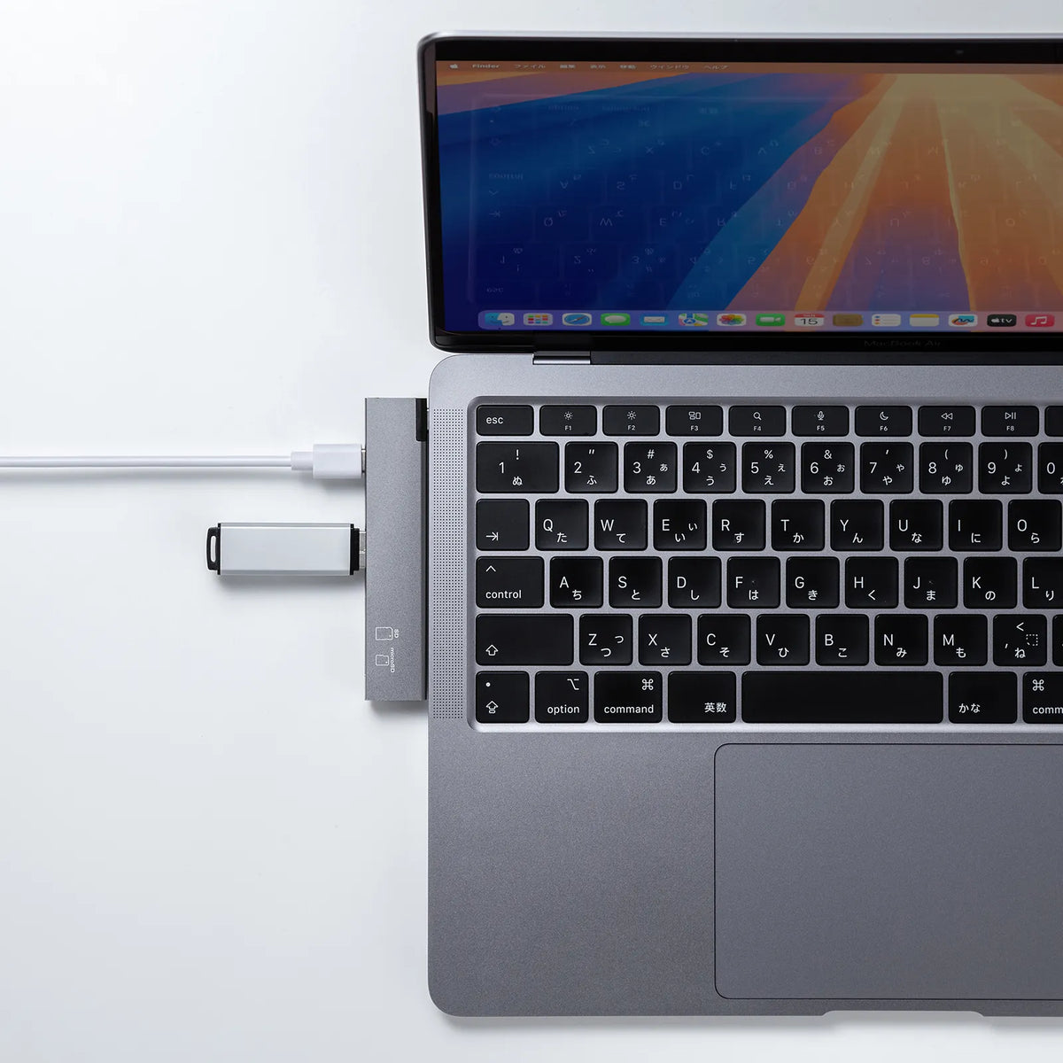 USB 5Gbps 2-Port Slim Hub (with Card Reader) USB-5TCPC30GM