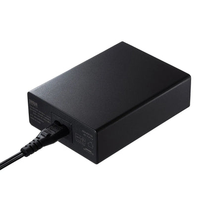 USB充電器（6ポート・合計12A・ブラック） ACA-IP67BK
