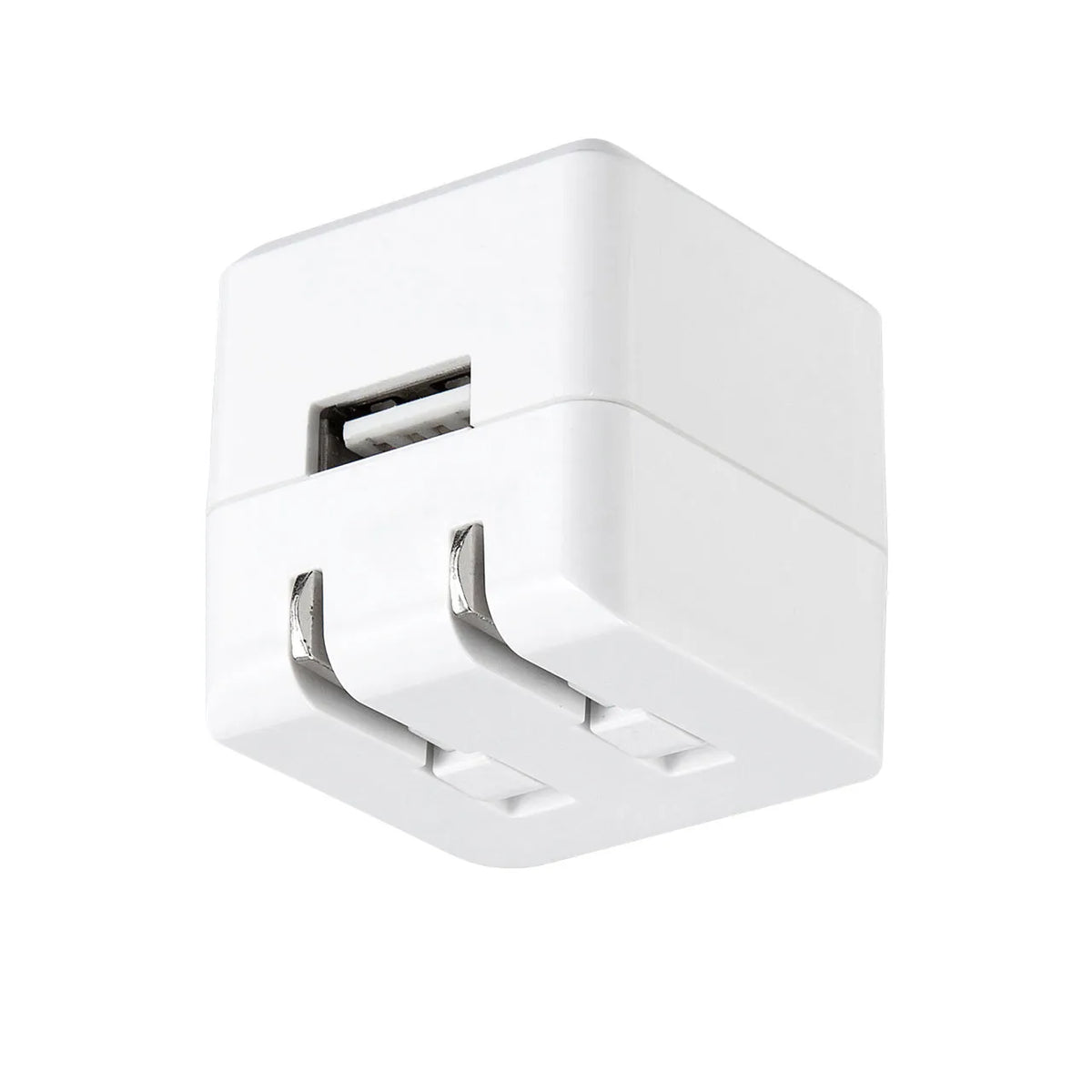 キューブ型USB充電器（1A・高耐久タイプ・ホワイト） ACA-IP70W