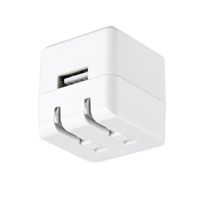 キューブ型USB充電器（1A・高耐久タイプ・ホワイト） ACA-IP70W