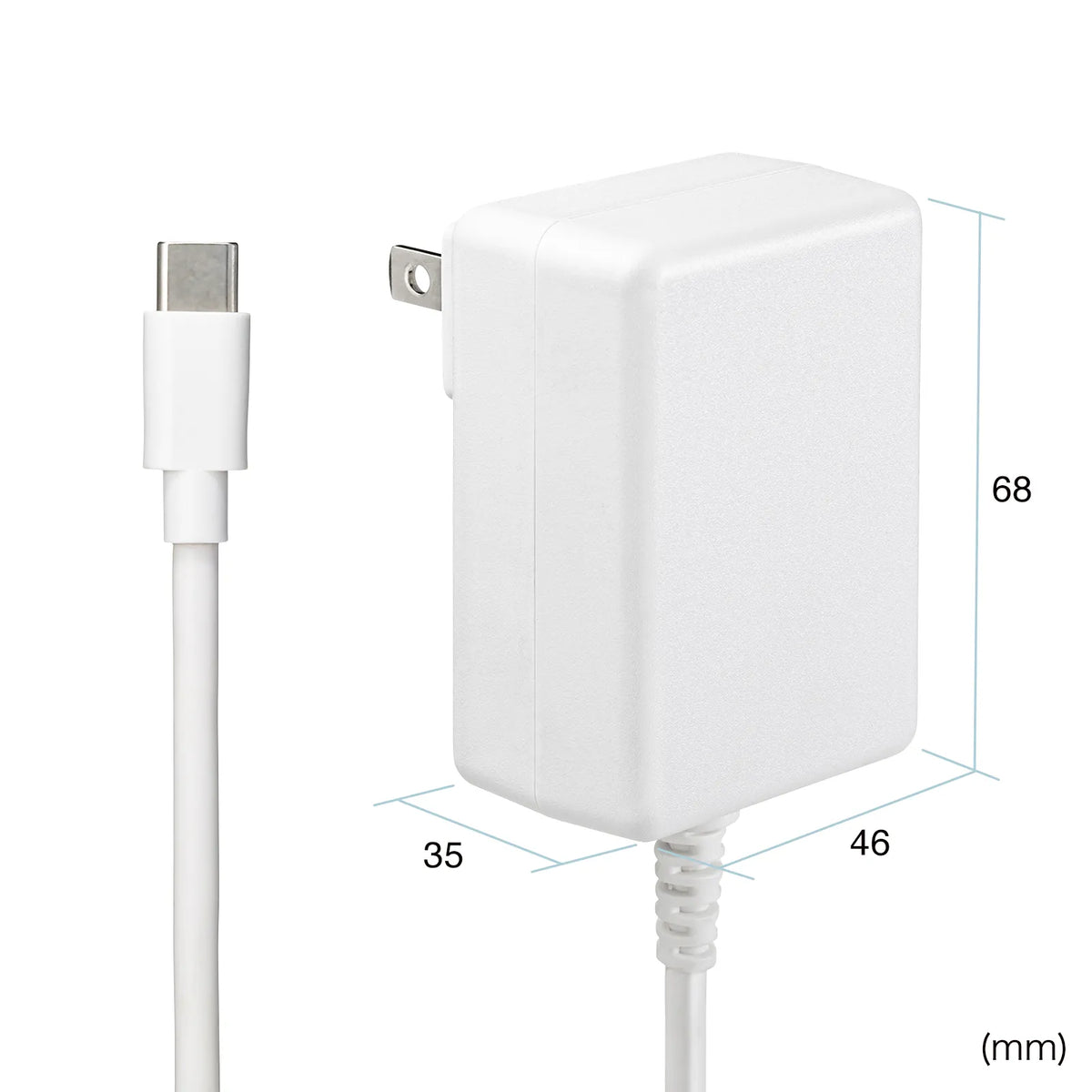 USB PD compatible AC charger (PD20W, integrated Type-C cable) ACA-PD102W