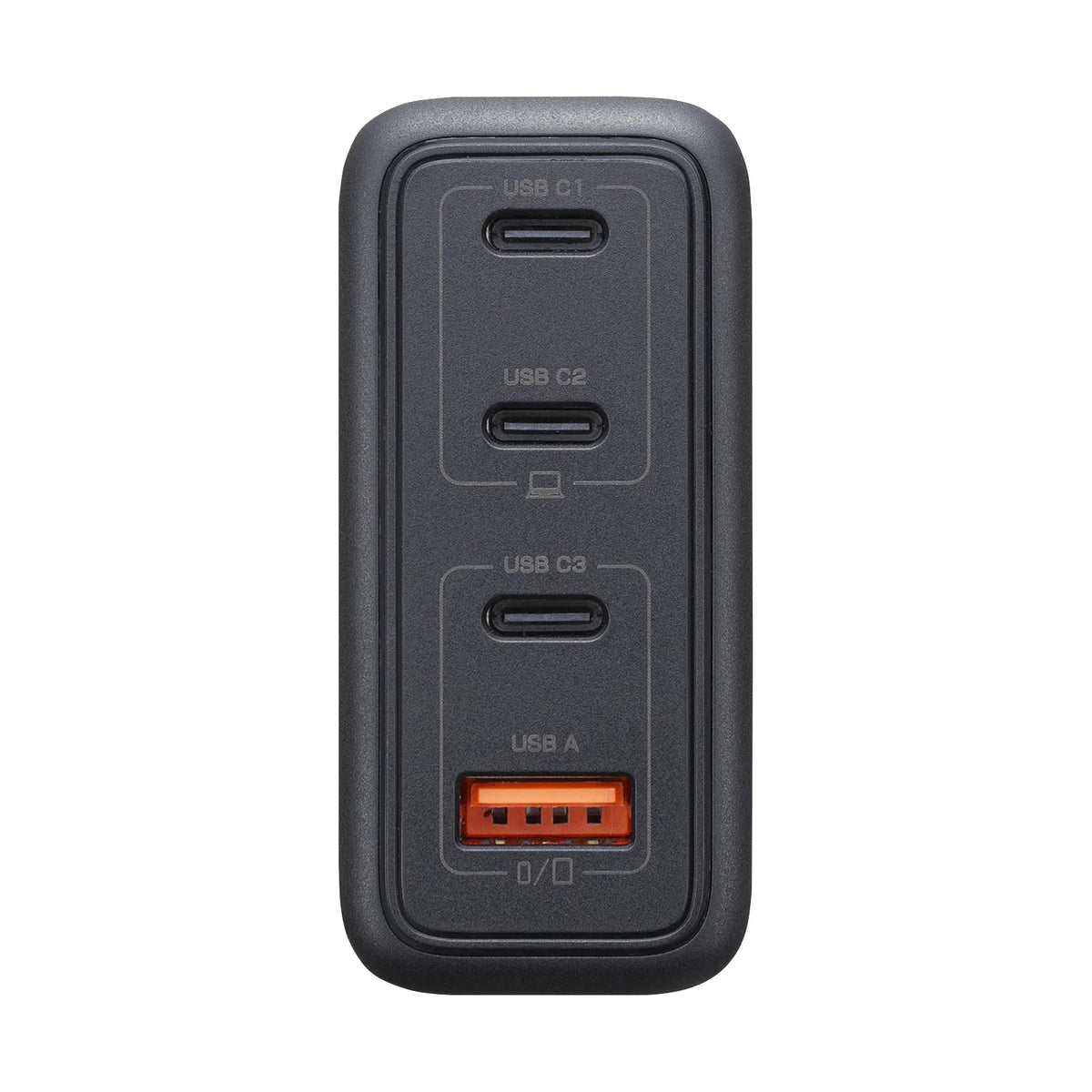 USB PD対応AC充電器（PD100W・Cx3+Ax1） ACA-PD104BK