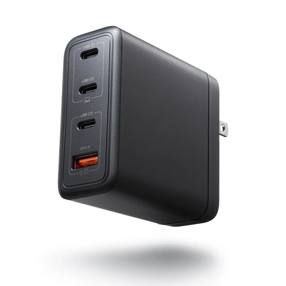 USB PD対応AC充電器（PD100W・Cx3+Ax1） ACA-PD104BK
