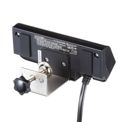 USB PD compatible clamp-type AC charger (PD65W, Cx2 + Ax2, Black) ACA-PD106BK