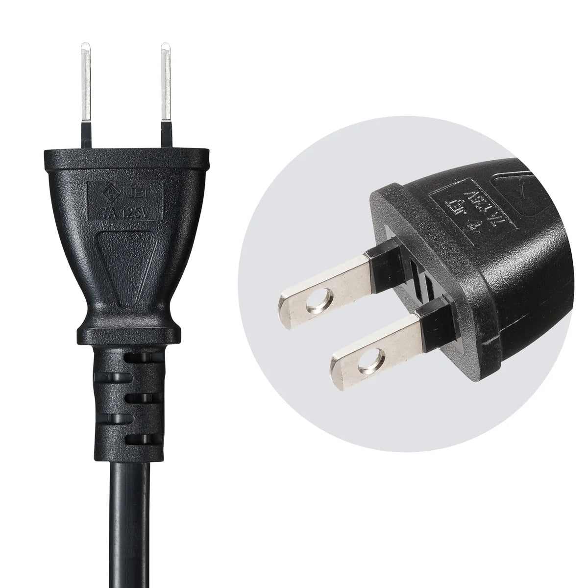 USB PD compatible clamp-type AC charger (PD65W, Cx2 + Ax2, Black) ACA-PD106BK