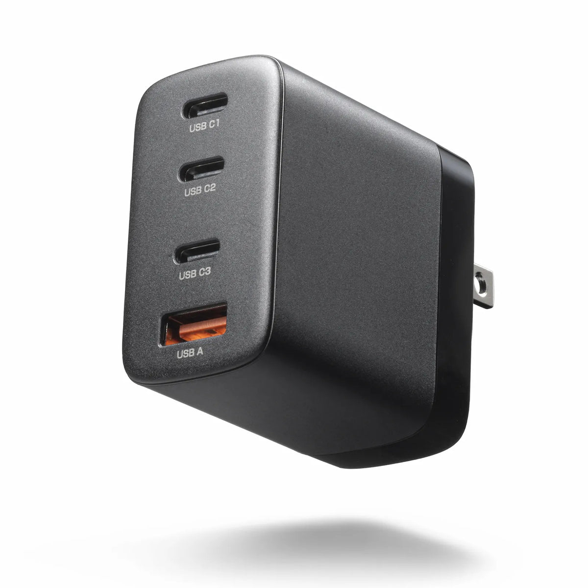USB PD対応AC充電器（PD65W・Cx3+Ax1） ACA-PD107BK