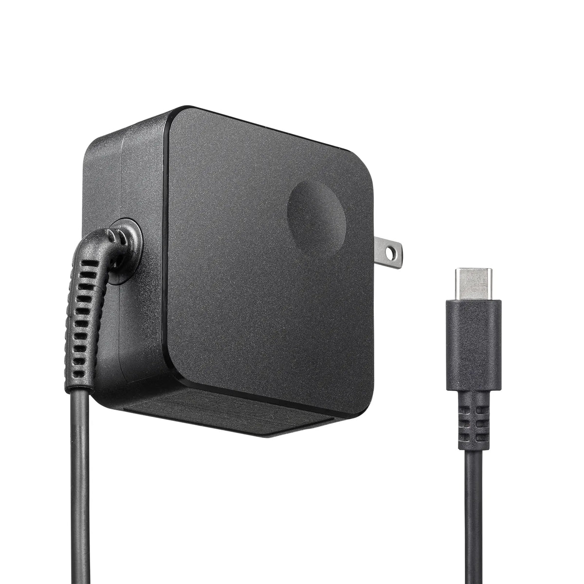 USB PD compatible AC charger (PD45W, Type-C cable integrated) ACA-PD108BK
