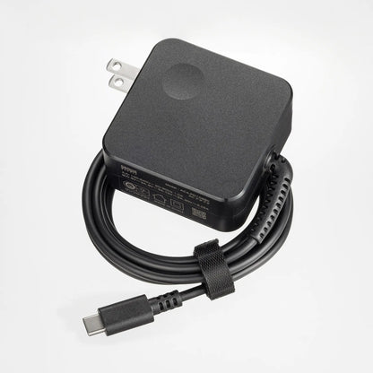 USB PD compatible AC charger (PD45W, Type-C cable integrated) ACA-PD108BK