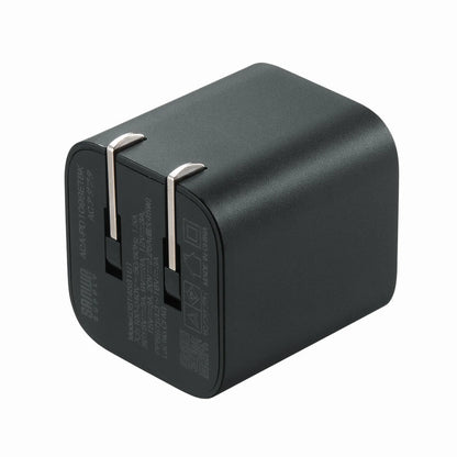 USB PD compatible cube-type AC charger (PD45W) ACA-PD109BK