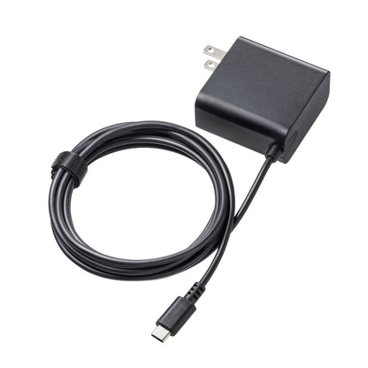 USB PD compatible AC charger (PD65W, Type-C cable integrated) ACA-PD110BK