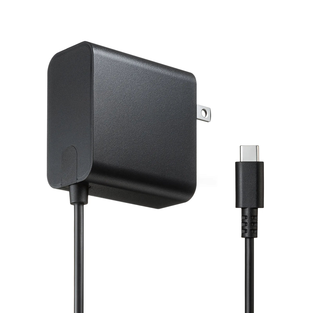 USB PD compatible AC charger (PD65W, Type-C cable integrated) ACA-PD110BK
