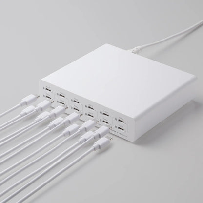 USB PD compatible AC charger (12 ports, 144W total) ACA-PD112
