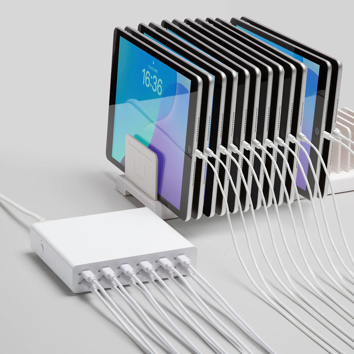 USB PD compatible AC charger (12 ports, 144W total) ACA-PD112
