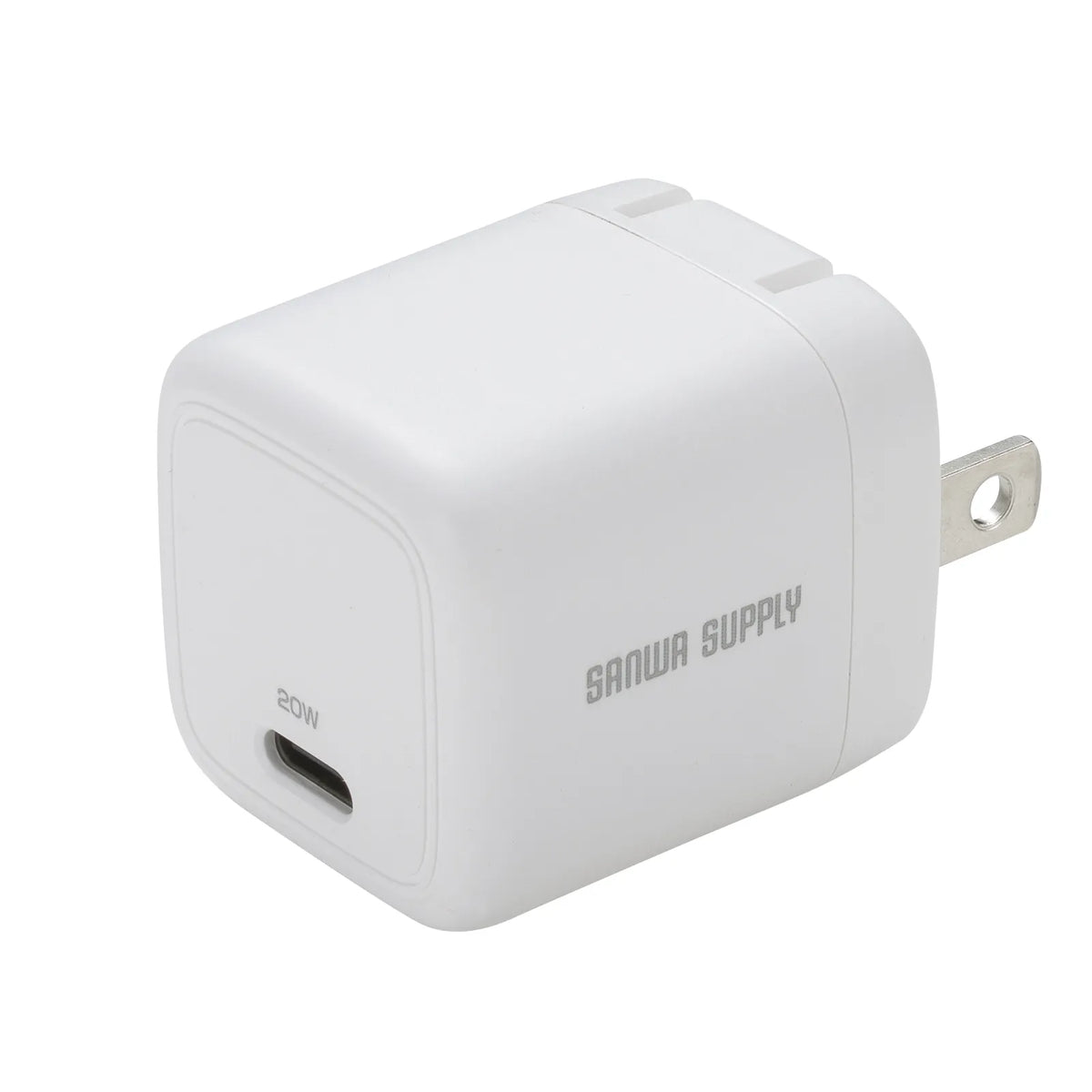 USB PD対応キューブ型AC充電器（PD20W） ACA-PD113W