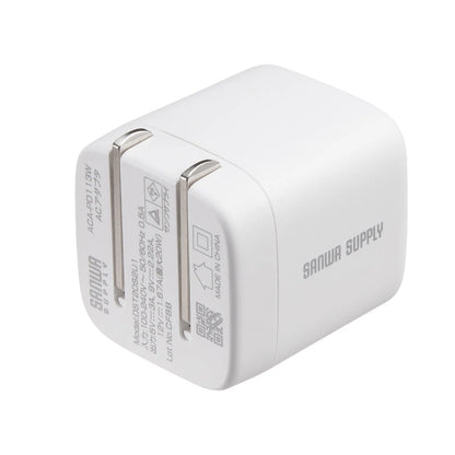 USB PD対応キューブ型AC充電器（PD20W） ACA-PD113W