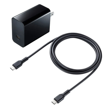 USB PD compatible AC charger (PD45W, with Type-C cable) ACA-PD80BK