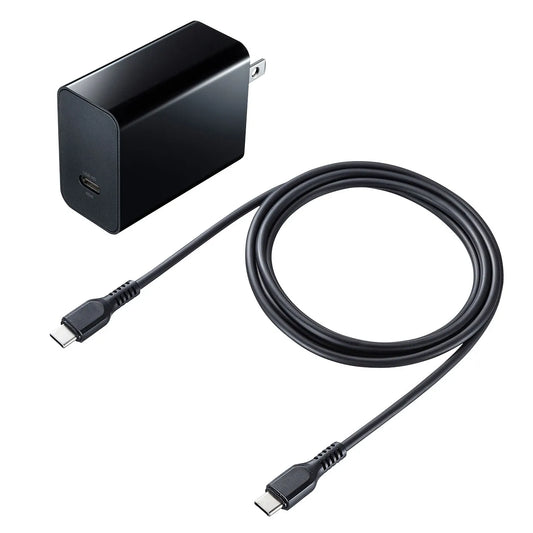USB PD compatible AC charger (PD45W, with Type-C cable) ACA-PD80BK
