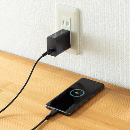 USB PD compatible AC charger (PD45W, with Type-C cable) ACA-PD80BK