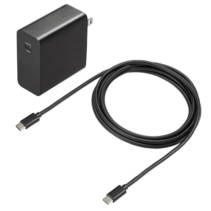 USB PD compatible AC charger (PD65W, with Type-C cable) ACA-PD91BK