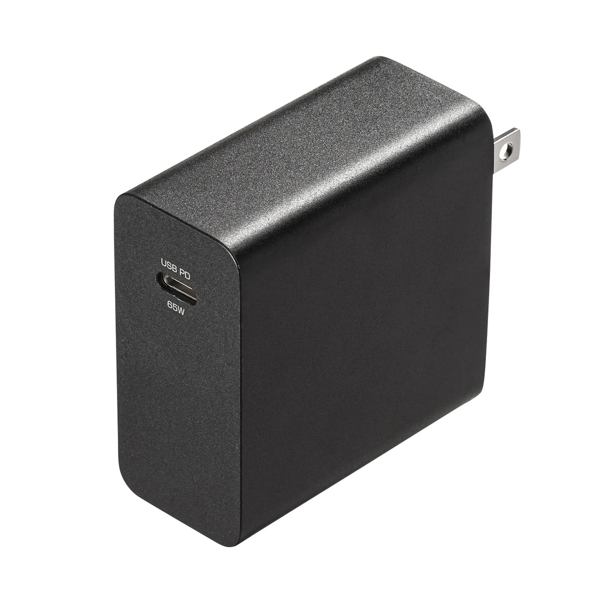 USB PD compatible AC charger (PD65W, with Type-C cable) ACA-PD91BK