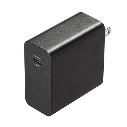 USB PD compatible AC charger (PD65W, with Type-C cable) ACA-PD91BK