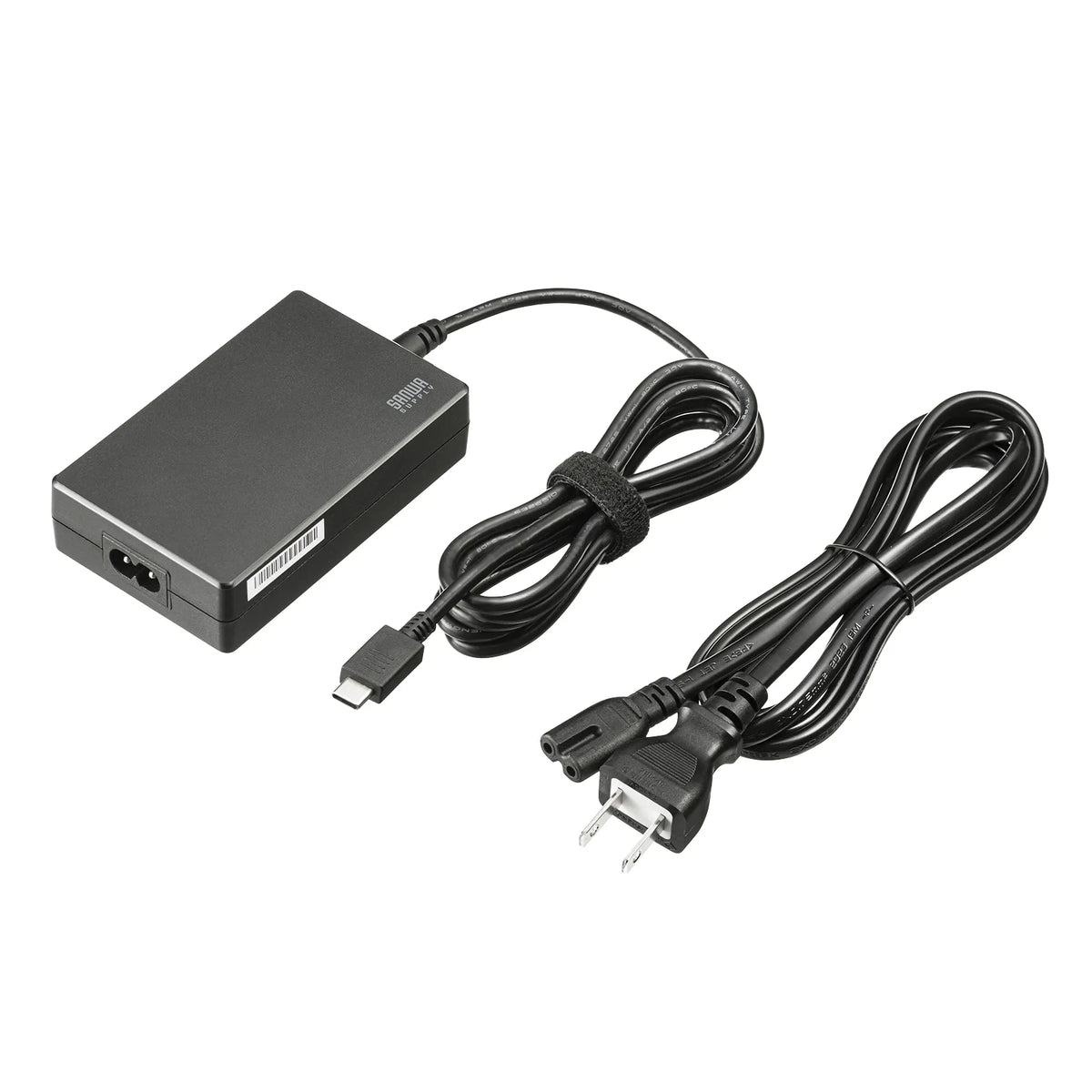 USB PD compatible AC charger (PD100W, integrated Type-C cable) ACA-PD94BK