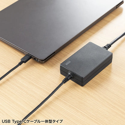 USB PD compatible AC charger (PD100W, integrated Type-C cable) ACA-PD94BK
