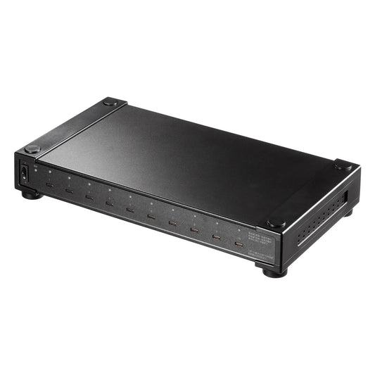 USB PD compatible AC charger (10 ports, 350W total) ACA-PD96