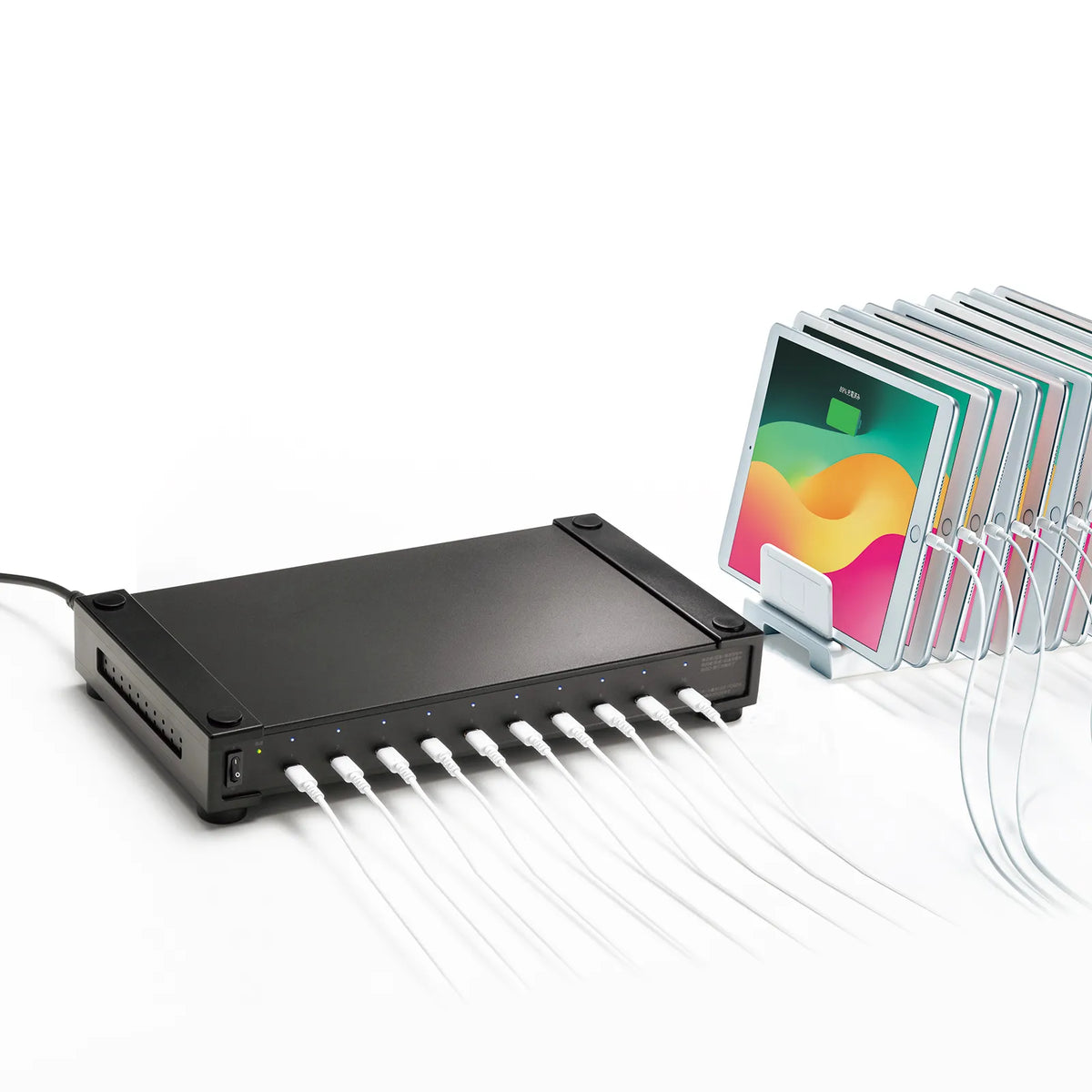 USB PD compatible AC charger (10 ports, 350W total) ACA-PD96