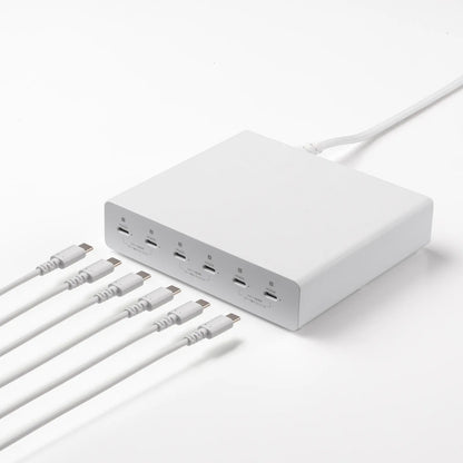 USB PD compatible AC charger (6 ports, 72W total) ACA-PD98
