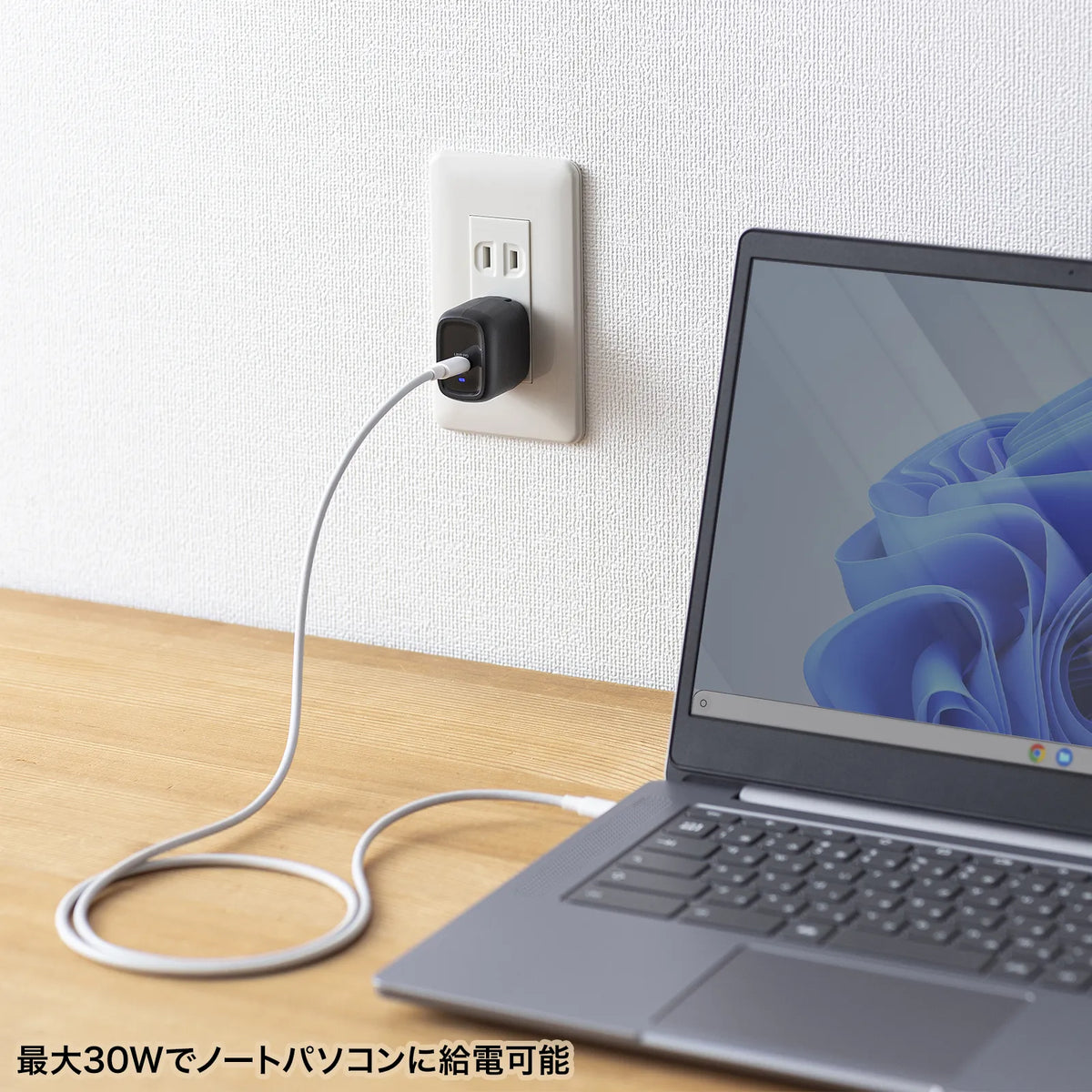 USB PD compatible AC charger (PD30W) ACA-PD99BK