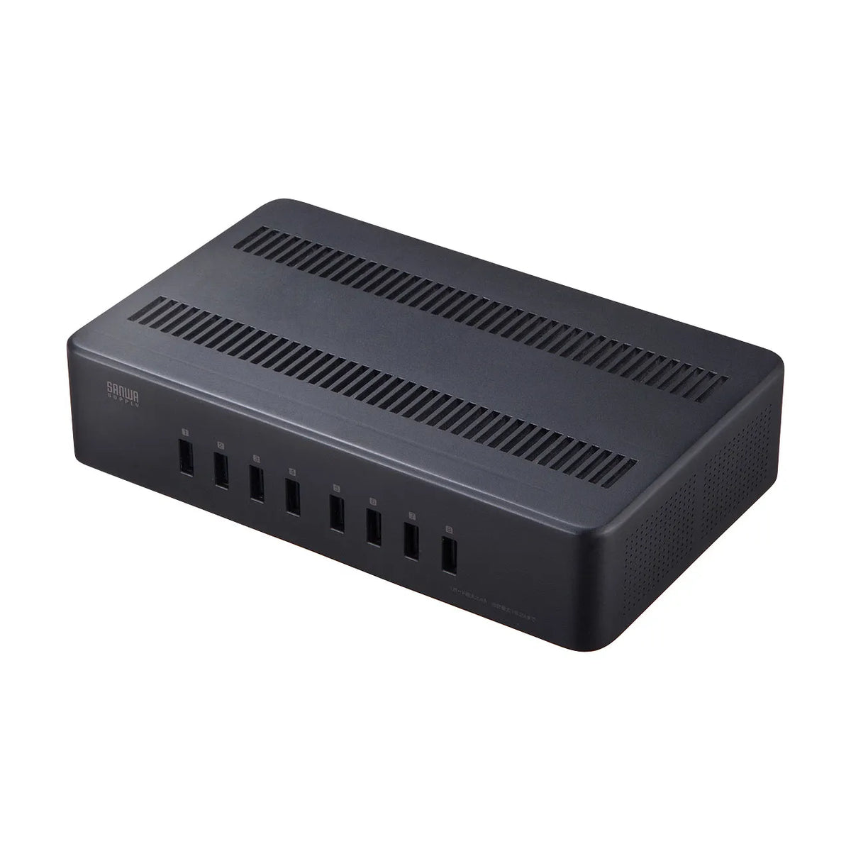 USB Charging Stand (8 Ports, 19.2A Total, High Durability Type) ACA-STN74BK